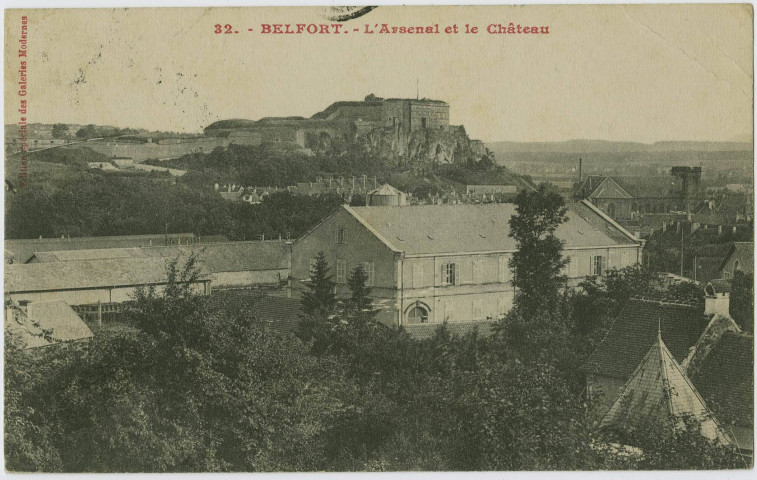 Belfort, l'Arsenal et le château.