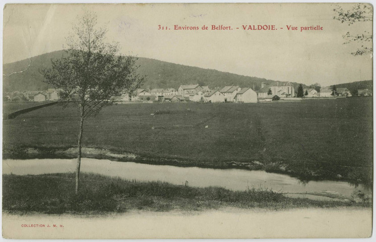 Environs de Belfort, Valdoie, vue partielle.