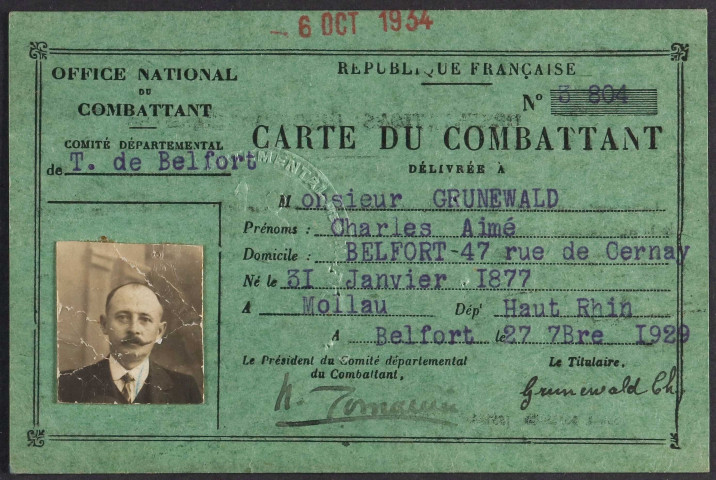 GRUNEWALD Charles Aimé