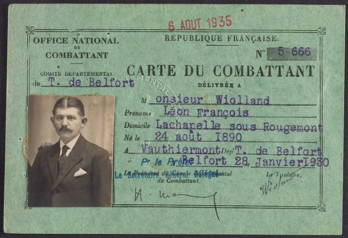 WIOLLAND Léon François