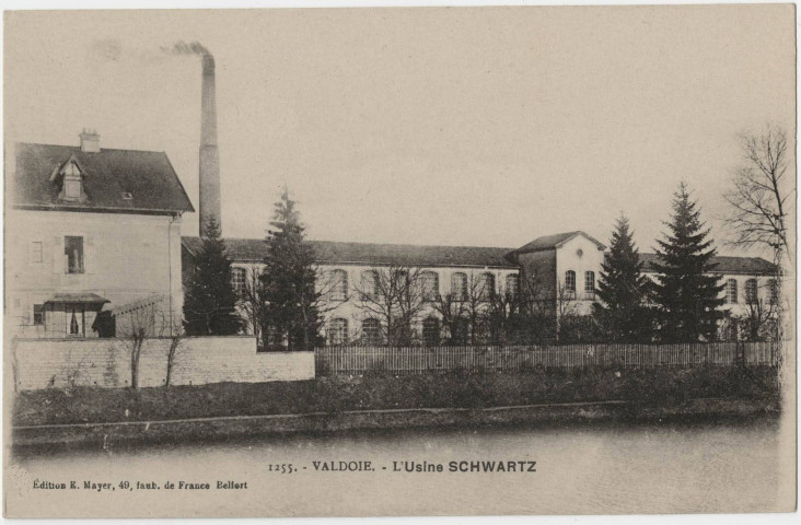 Valdoie, l'usine Schwartz.