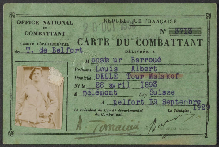 BARROUE Louis Albert