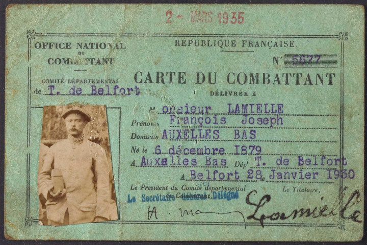 LAMIELLE François Joseph