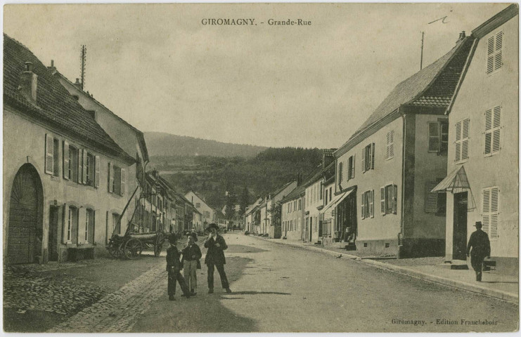 Giromagny, Grande-Rue.