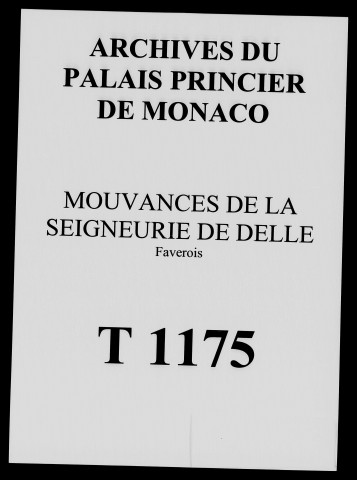 Faverois : certificats, procès-verbaux, états relatifs à la portion congrue du curé sur la dîme de cette paroisse.