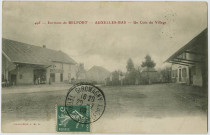 Environ de Belfort, Auxelles-Bas, un coin du village.