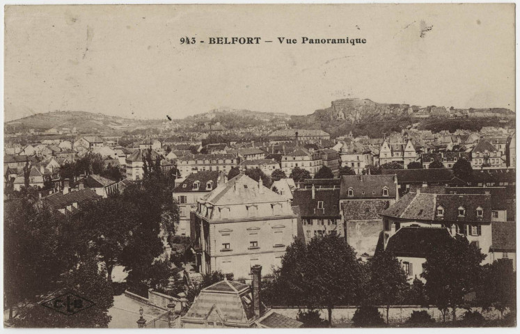Belfort, vue panoramique.
