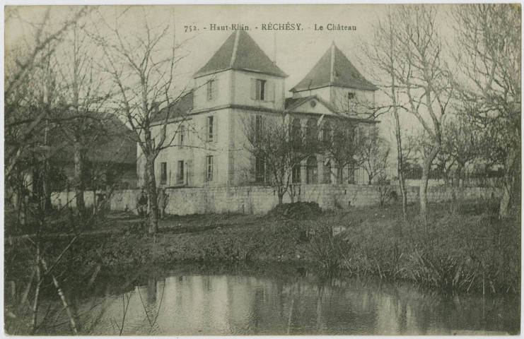Haut-Rhin, Réchésy, le château.