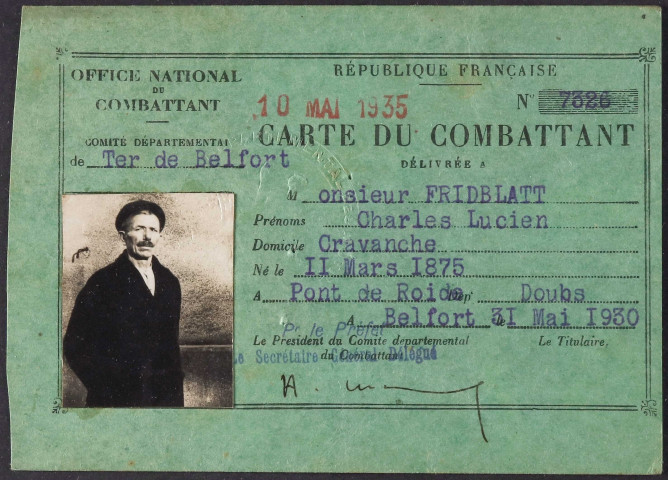 FRIDBLATT Charles Lucien