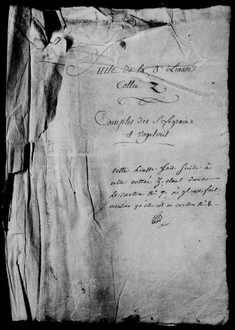 Comptes des revenus par Jean-Guillaume Vogeweith, procureur fiscal.