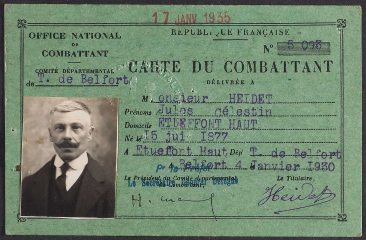 HEIDET Jules Célestin