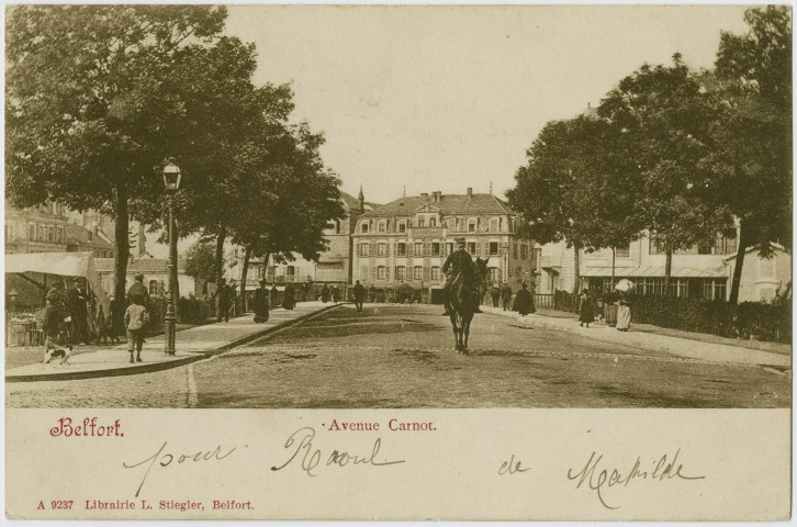 Belfort, avenue Carnot.