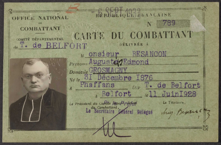 BESANCON Auguste Edmond