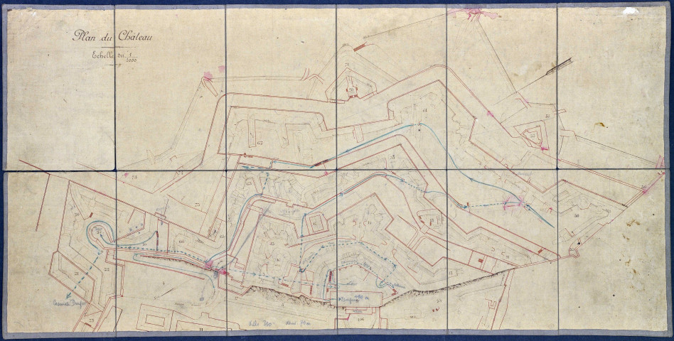 Belfort : plan du château