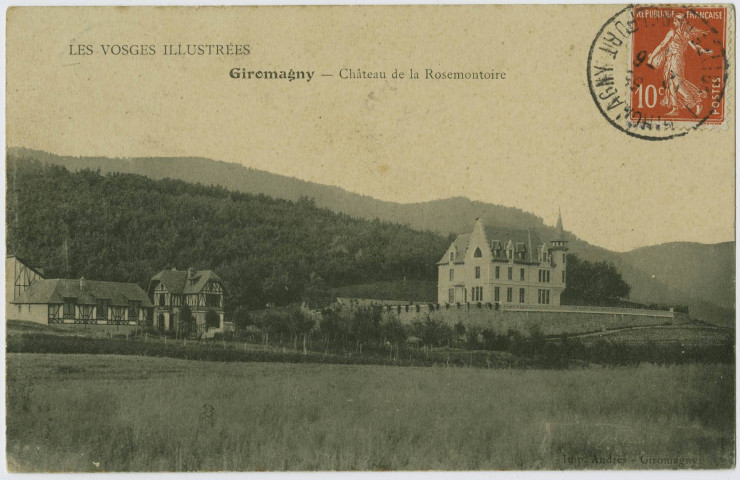 Les Vosges illustrées, Giromagny, château de la Rosemontoire [Rosemontoise].