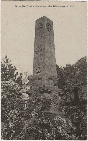 Belfort, monument des défenseurs 1870-71.