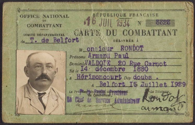 RONDOT Armand Paul