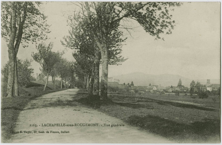 Lachapelle-sous-Rougemont, vue générale.