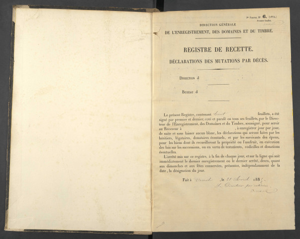 1er mai 1886 - 7 juillet 1887