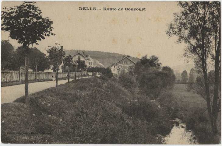 Delle, route de Boncourt.