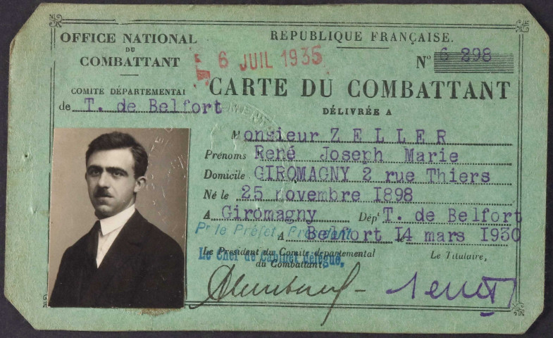 ZELLER René Joseph Marie