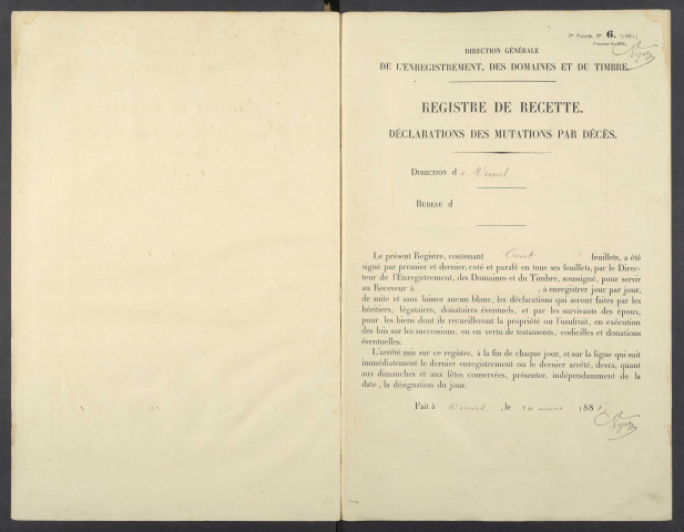 2 novembre 1882 - 22 août 1883