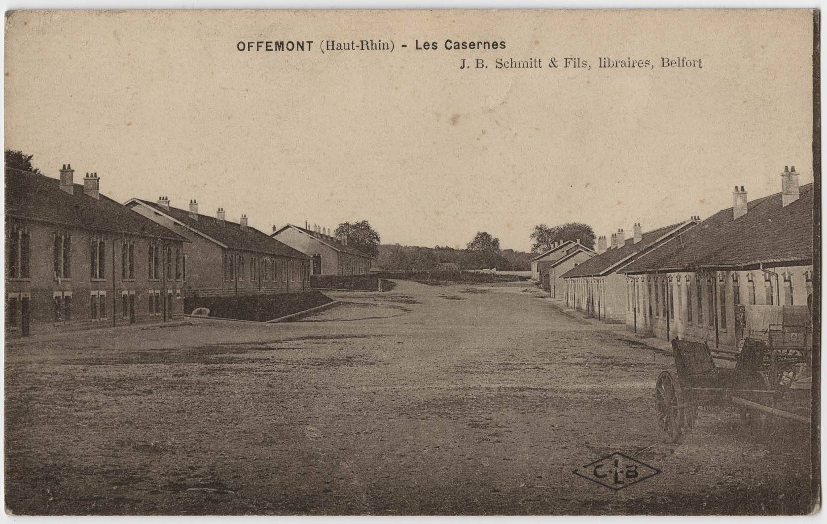 Offemont (Haut-Rhin), les casernes.
