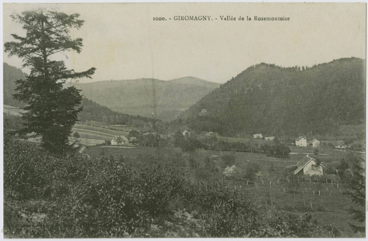 Giromagny, vallée de la Rosemontoise.