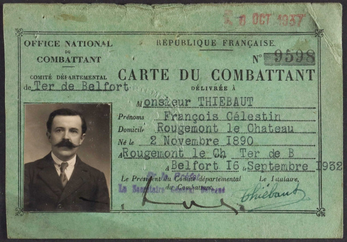 THIEBAUT François Célestin