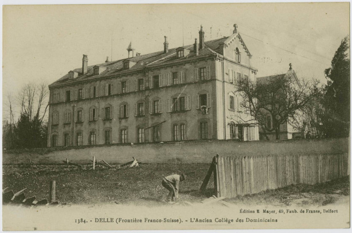 Delle (frontière franco-suisse), l'ancien collège des Dominicains.