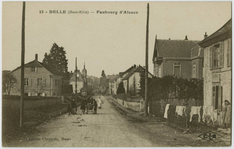 Delle (Haut-Rhin), faubourg d’Alsace.