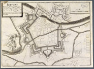Beffort [Belfort], plan de la ville fortifiée.