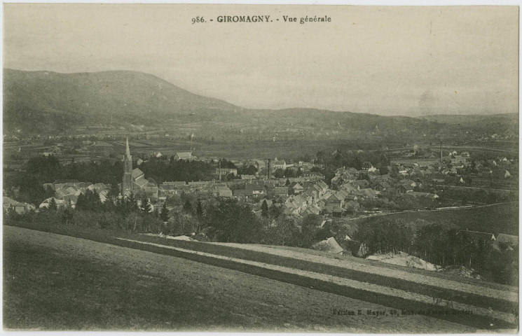 Giromagny, vue générale.