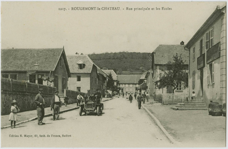 Rougemont-le-Château, les écoles.