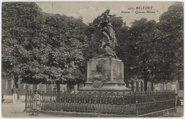 Belfort, statue Quand-Même.