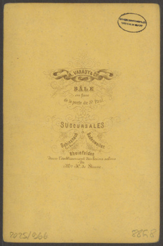 Guerre franco-allemande (1870-1871), siège de Strasbourg, aspects des conséquences d'opérations militaires sur la ville et ses environs immédiats, v. 1871.