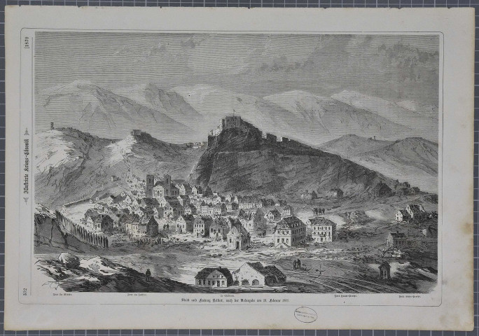 Ville, forteresse et forts de Belfort après la reddition du 18 février 1871.