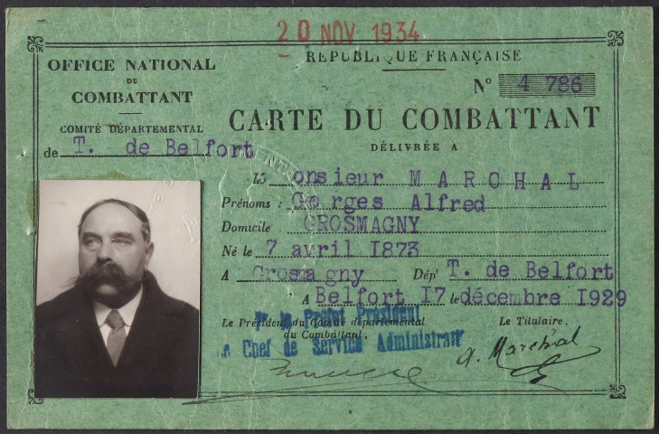 MARCHAL Georges Alfred