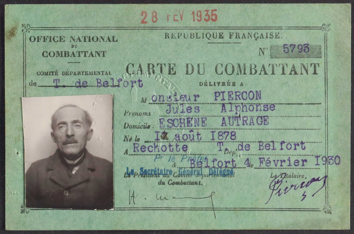 PIERCON Jules Alphonse