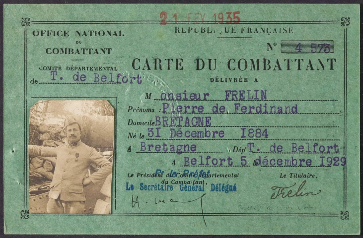 FRELIN Pierre Ferdinand