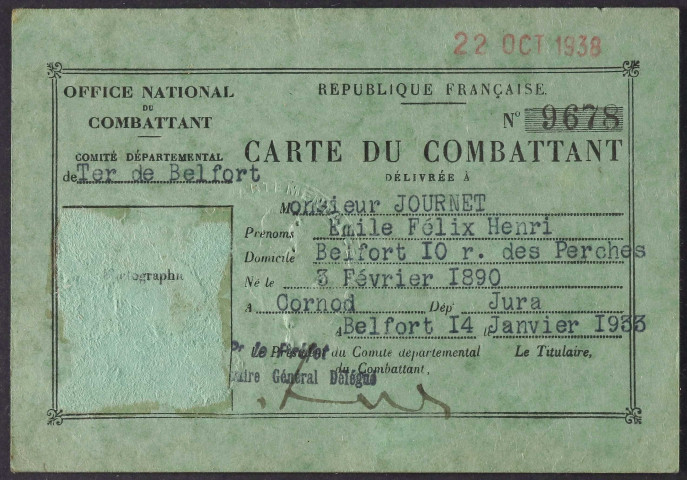 JOURNET Emile Félix Henri