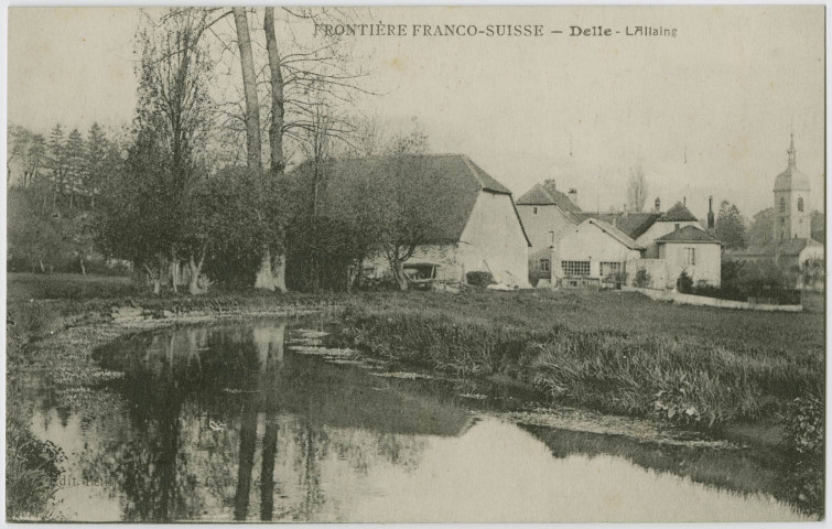 Frontière franco-suisse, Delle, l'Allaine.