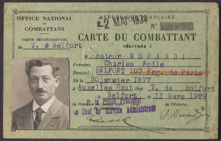 MORANDI Charles Emile