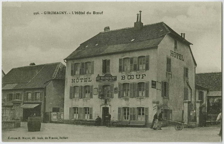 Giromagny, l’hôtel du Bœuf.