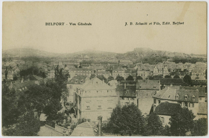 Belfort, vue générale.