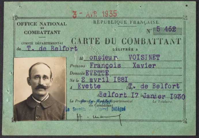 VOISINET François Xavier