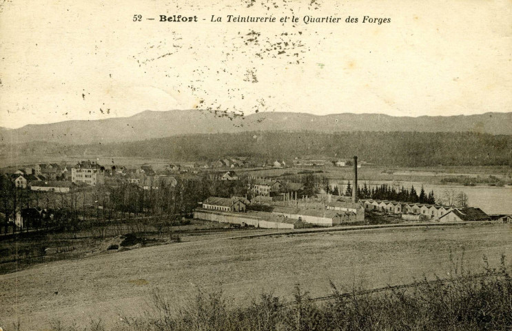 Belfort, la teinturerie et le Quartier des Forges.