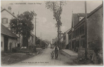 Cravanche, centre du village.