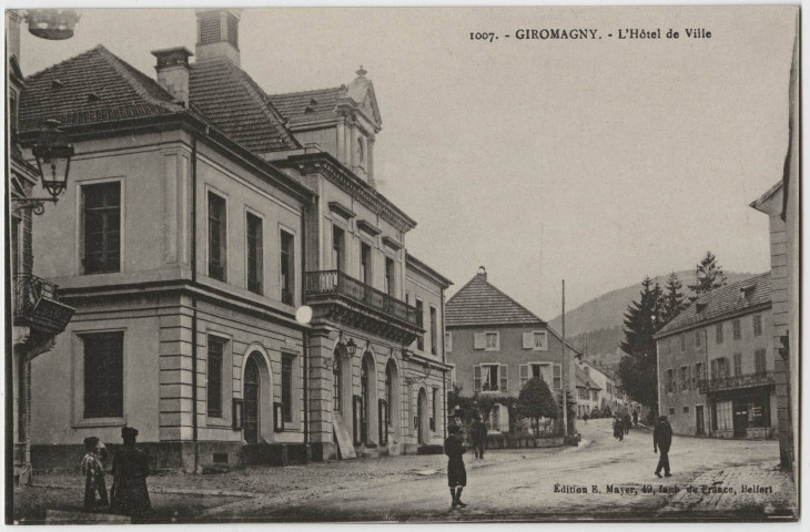 Giromagny, l'Hôtel de Ville.