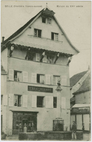 Delle (frontière franco-suisse), maison du XVIe siècle.